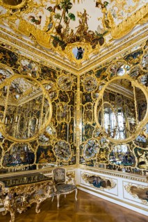 Hall of Mirrors, Wuerzburg Residence, UNESCO World Heritage Site, Wuerzburg, Lower Franconia,