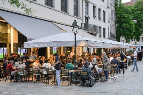 The Dubliners Irish Pub, Rue du Vieux-Marche-aux-Poissons, Strasbourg, Departement Bas-Rhin,