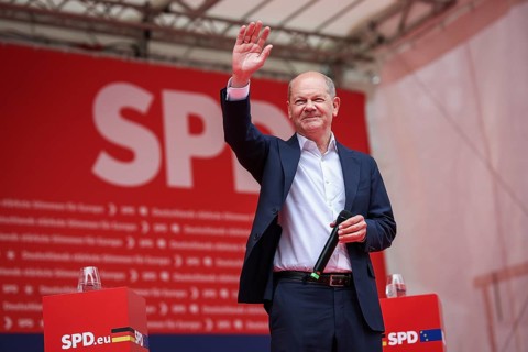 SPD rally for the European elections with Federal Chancellor Olaf Scholz. Leipzig, 01.06.2024