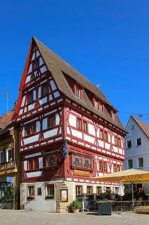 Ratsstueble restaurant, traditional restaurant, pub, half-timbered house, three-storey