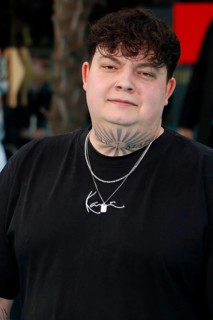 Marvin Holm (influencer) at the Bad Boys, Ride or die Germany premiere in Berlin at the Zoo Palast