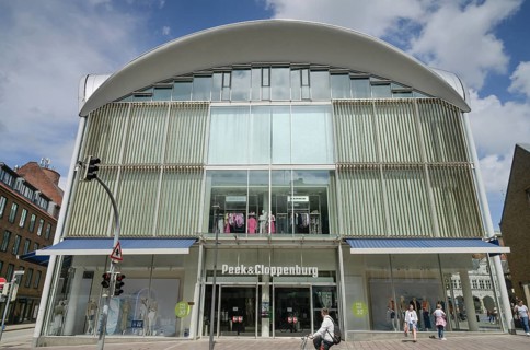 Peek & Cloppenburg store, Markt, Luebeck, Schleswig-Holstein, Germany, Europe