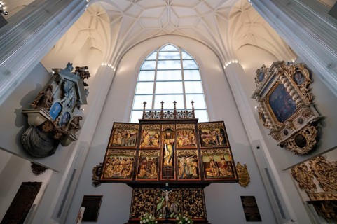 Interior view of the Pauline Altar, High Altar, Paulinum, University Church of St Pauli, University