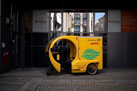 E-Rylle, Elektro-Rytle, E-Cargobike, electric cargo bike, emission-free, CO2-free, DHL delivery