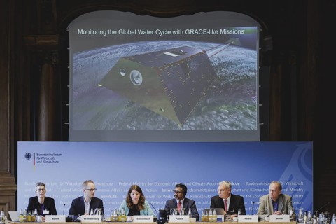 (L-R) Susanne Buiter, Scientific Director of the GFZ German Research Centre for Geosciences, Jens