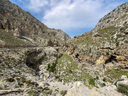 View into the gorge of Kourtaliotiko Kourtalioti Kourtaliotiko gorge Kourtialoti gorge, in the