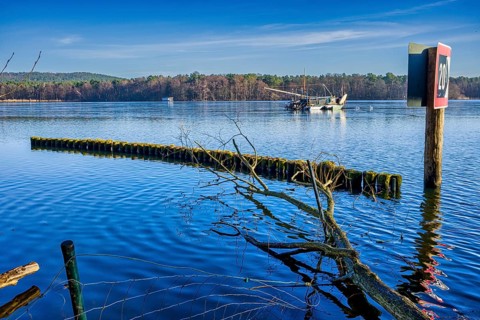 Bank of the Dahme, Gruenau, Berlin, Germany, Europe