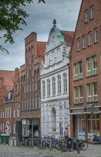 Buddenbrookhaus, Mengstrasse, Luebeck, Schleswig-Holstein, Germany, Europe