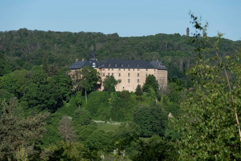 Blankenburg Castle in the Harz Mountains, Blankenburg, Saxony-Anhalt, Germany, Europe
