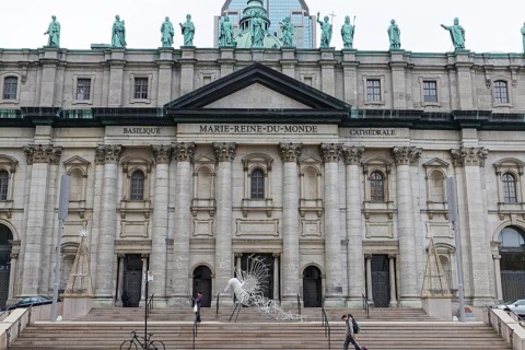 Basilica, Marie Reine Du Monde, Montreal, Province of Quebec, Canada, North America