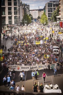 Berlin, 31.05.2024. Climate strike by Fridays For Future with over 13, 000 mostly young people in