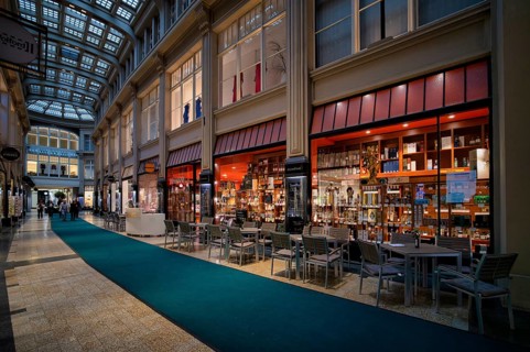 Maedlerpassage, shopping arcade, shopping mall, shopping centre, shopping arcade, Leipzig, Saxony,