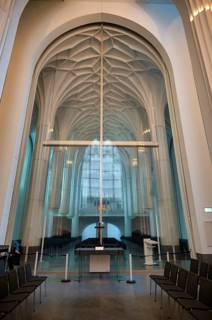 Interior view of the Paulinum, altar, University Church of St Pauli, University Alma Mater