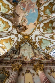 Imperial Hall, fresco, ceiling painting by Tiepolo, Wuerzburg Residence, UNESCO World Heritage