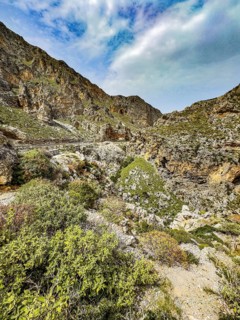 View into the gorge of Kourtaliotiko Kourtalioti Kourtaliotiko gorge Kourtialoti gorge, in the