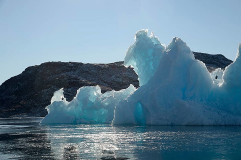 Icebergs, Bredefjord near Narsaq, Southwest Greenland