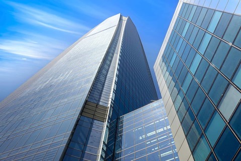 Santiago, Chile, 10 January, 2023: Santiago de Chile panoramic financial center skyline and