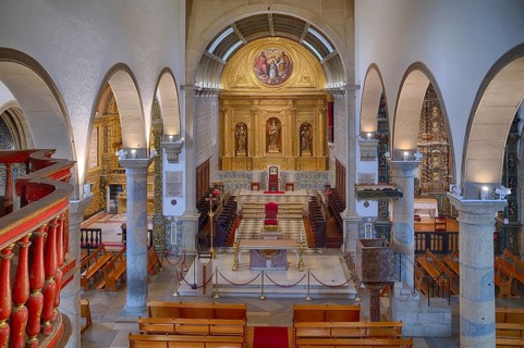 Chancel, Cathedral Igreja da Sé Catedral de Faro, Old Town, Faro, Algarve, Portugal, Europe