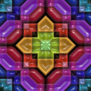 3D effect seamless plastic background, wallpaper decoration pattern