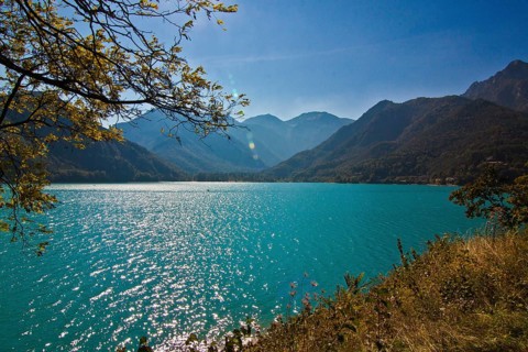 View of Lago di Ledro