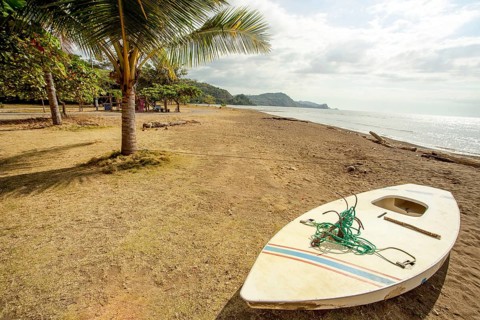 On the beach of Playa Tarcoles Costa Rica
