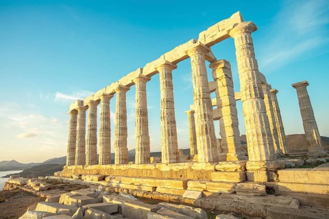 GRE Attica Sounio Poseidon temple by petinaki Greece