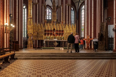 Nikolaikirche, Rostock, Mecklenburg-Vorpommern, Germany, Europe