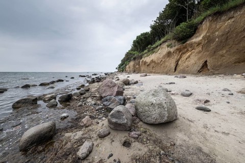 Steep coast, Poel Island, Mecklenburg-Western Pomerania, Germany, Europe