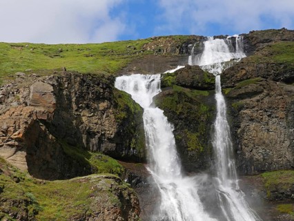 The Rjukandi waterfall in the north-east of Iceland
