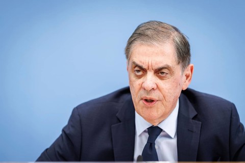 Romani Rose, Chairman of the Central Council of German Sinti and Roma, recorded during the Federal