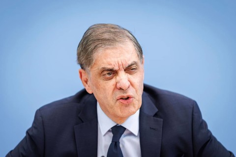 Romani Rose, Chairman of the Central Council of German Sinti and Roma, recorded during the Federal