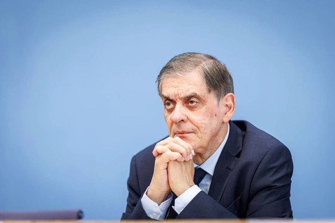 Romani Rose, Chairman of the Central Council of German Sinti and Roma, recorded during the Federal