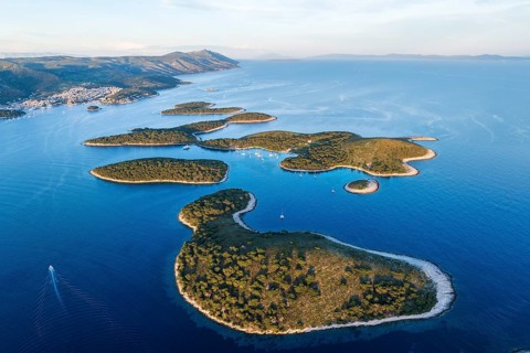 Pakleni or Paklinski Islands off the island of Hvar, Dalmatia, Croatia, Europe
