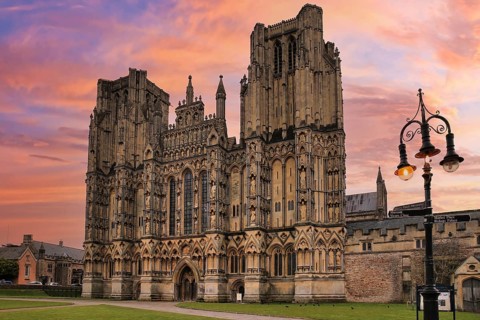 West front of Wells cathedral