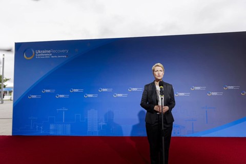 Manuela Schwesig, SPD, Minister President of Mecklenburg-Western Pomerania, President of the