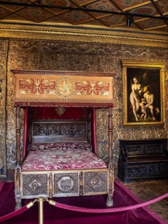 CHENONCEAUX, FRANCE, 01 SEPTEMBER 2018: Chateau de Chenonceaux royal medieval french castle at