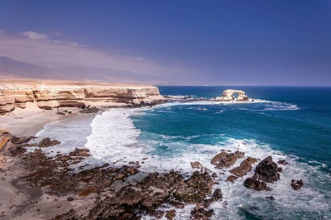 Natural Arch called La Portada in Antofagasta, Chile, South America