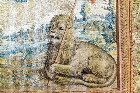 Lions at the Vatican Museum