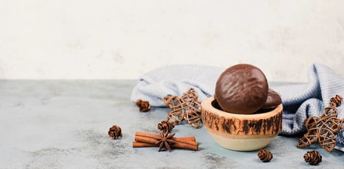 Nurnberg elisen gingerbread, traditional german chocolate coated christmas sweets