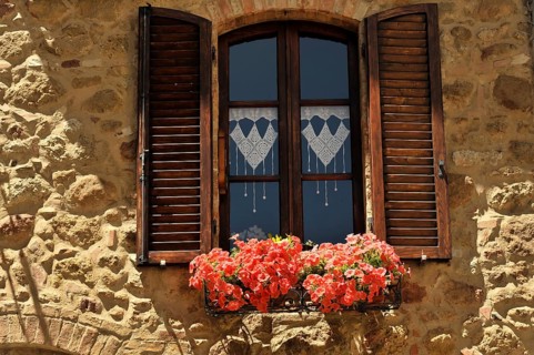 Pienza, Val d'Orcia, Orcia Valley, UNESCO World Heritage Site, Province of Siena, Tuscany, Italy,