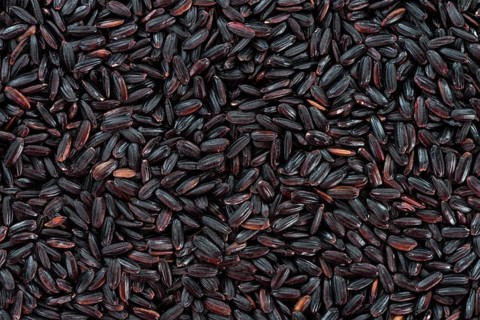 Portion of Black Rice (for use as background image or as texture)