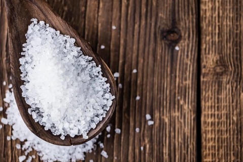 Coarse Salt (selective focus) as detailed close-up shot