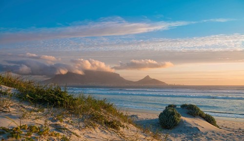 Cape Town South Africa great view from Bloubergstrand