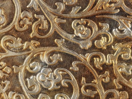 Abstract texture of synthetic leather, baroque background