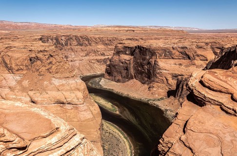 Colorado River at Horseshoe Bend, Grand Canyon, Arizona, USA, North America