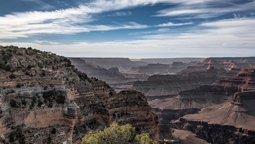 Famous Grand Canyon Sout Rim in Arizona, USA, North America
