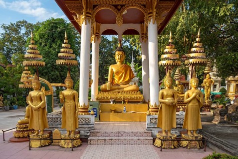 Wat Si Saket or Sisaket Temple, Vientiane, Laos, Asia