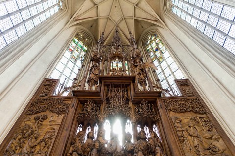 Altar of the Holy Blood by Tilman Riemenschneider, Jakobskirche, Stadtkirche St. Jakob, Rothenburg