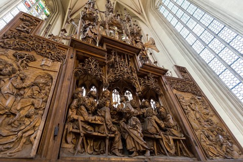 Altar of the Holy Blood by Tilman Riemenschneider, Jakobskirche, Stadtkirche St. Jakob, Rothenburg