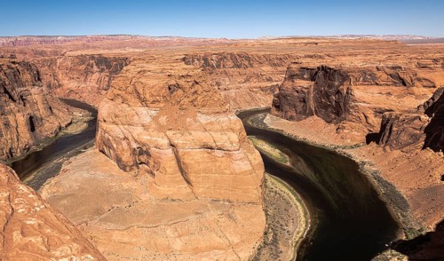 Colorado River at Horseshoe Bend, Grand Canyon, Arizona, USA, North America